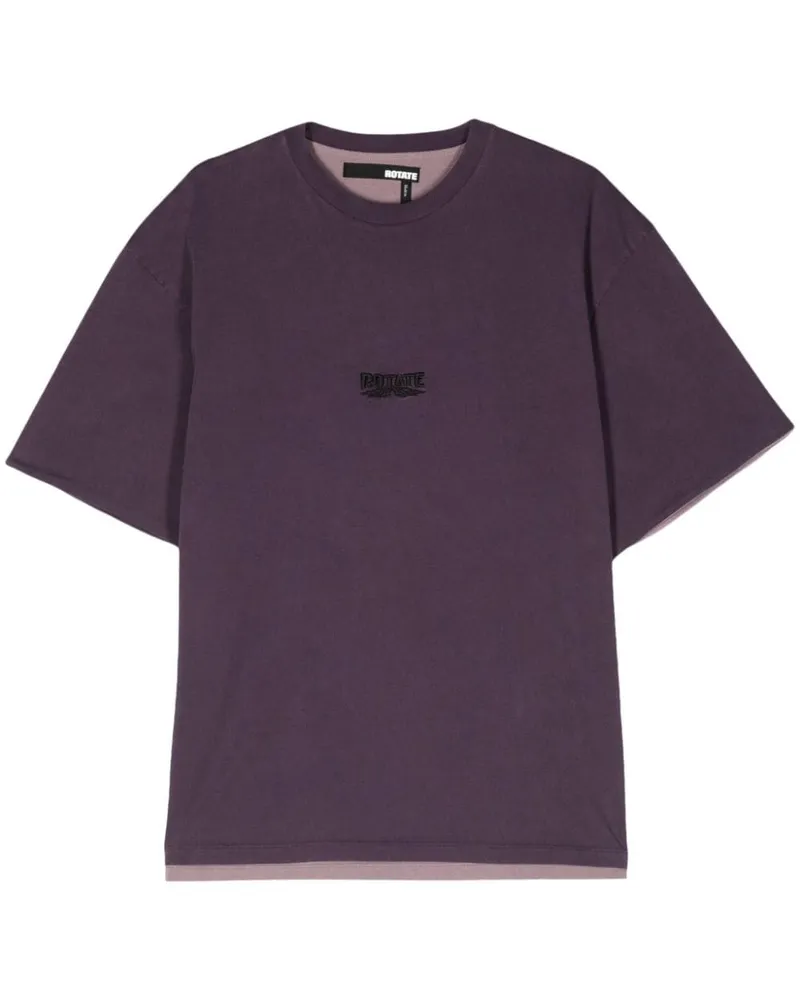 ROTATE Birger Christensen Enzime T-Shirt Violett