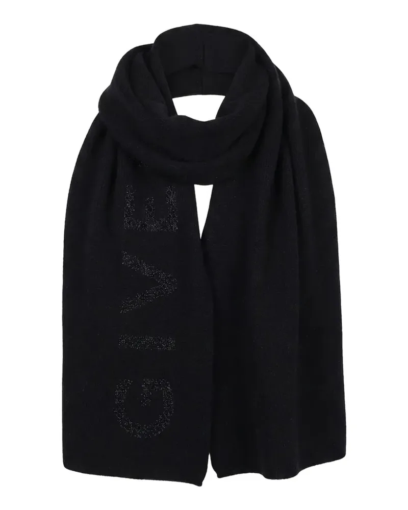 Givenchy logo-detail wool scarf - Schwarz Schwarz