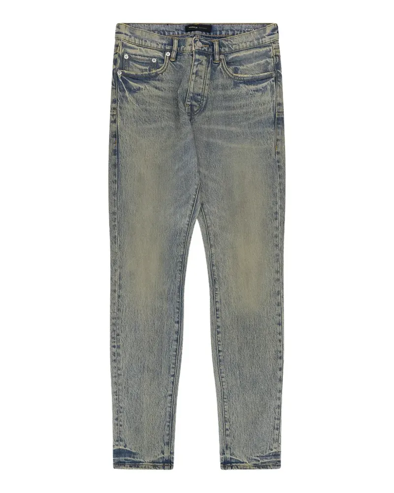 PURPLE BRAND Sunshine Coated skinny jeans - Blau Blau