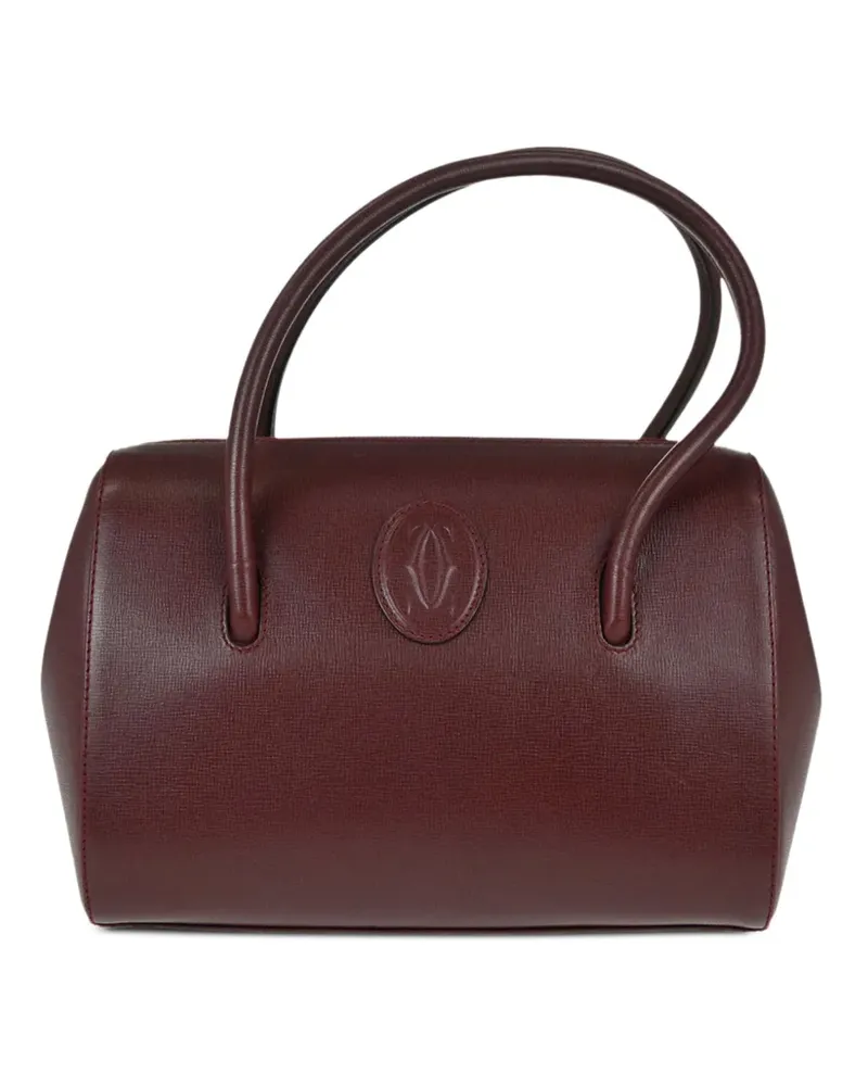 Cartier Must leather tote bag - Rot Rot