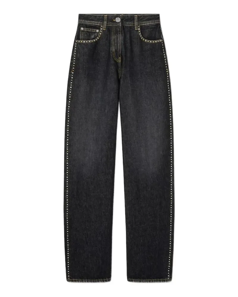 Versace Jeans mit Nieten - Schwarz Schwarz