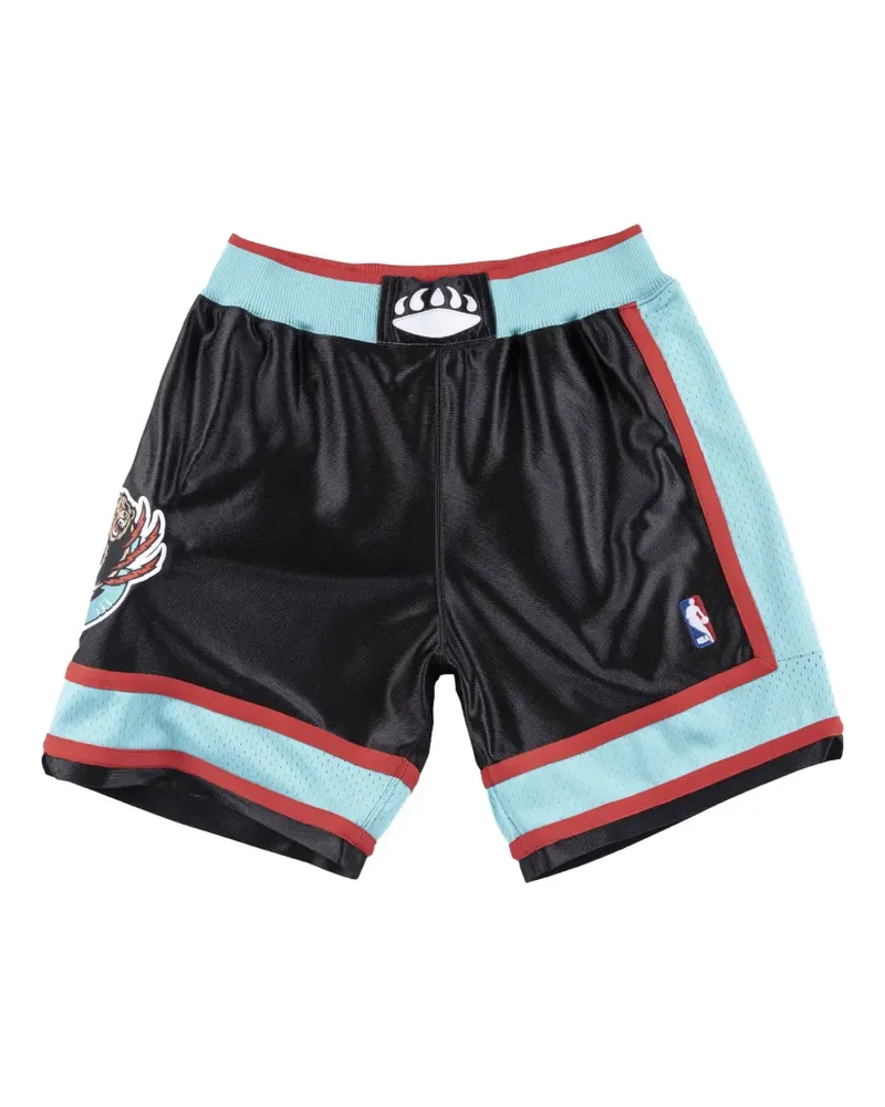 Mitchell & Ness x NBA Vancouver Grizzlies 01-02 Authentic Road Shorts - Schwarz Schwarz