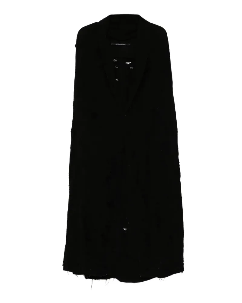 Julius Jacke im Distressed-Look - Schwarz Schwarz