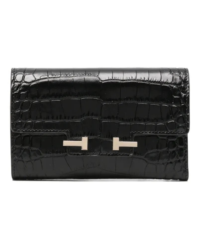 Tom Ford T-embellishment wallet - Schwarz Schwarz