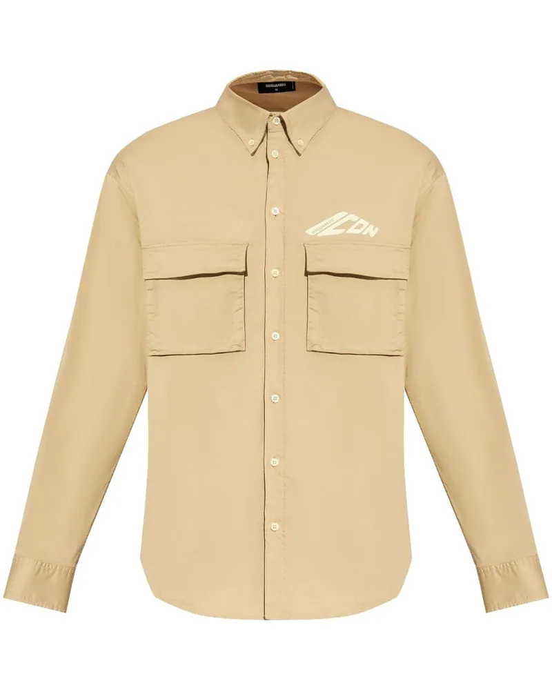 Dsquared2 Iconic Hemd - Nude Nude