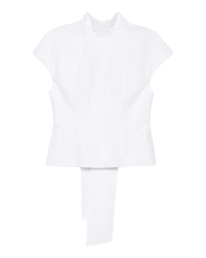 ARMARIUM Arielle tie-fastening cap-sleeve top - Weiß Weiß