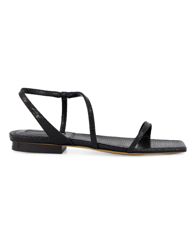 Emme Parsons Delice Sandalen mit Schlangen-Prägung - Schwarz Schwarz
