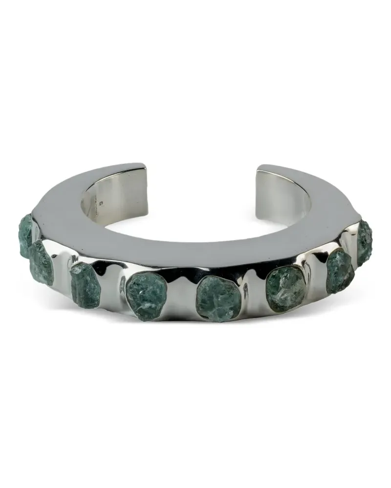 Parts Of Four Crescent aquamarine bracelet - Silber Silber