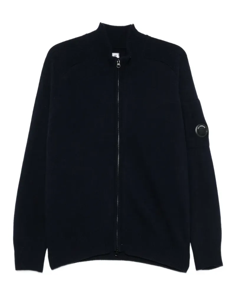 C.P. Company Lens-detail zip-up cardigan - Blau Blau
