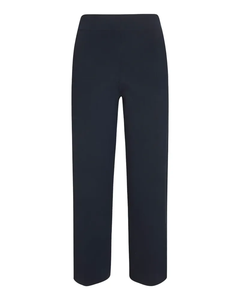 Alpha Studio ribbed-knit trousers - Blau Blau