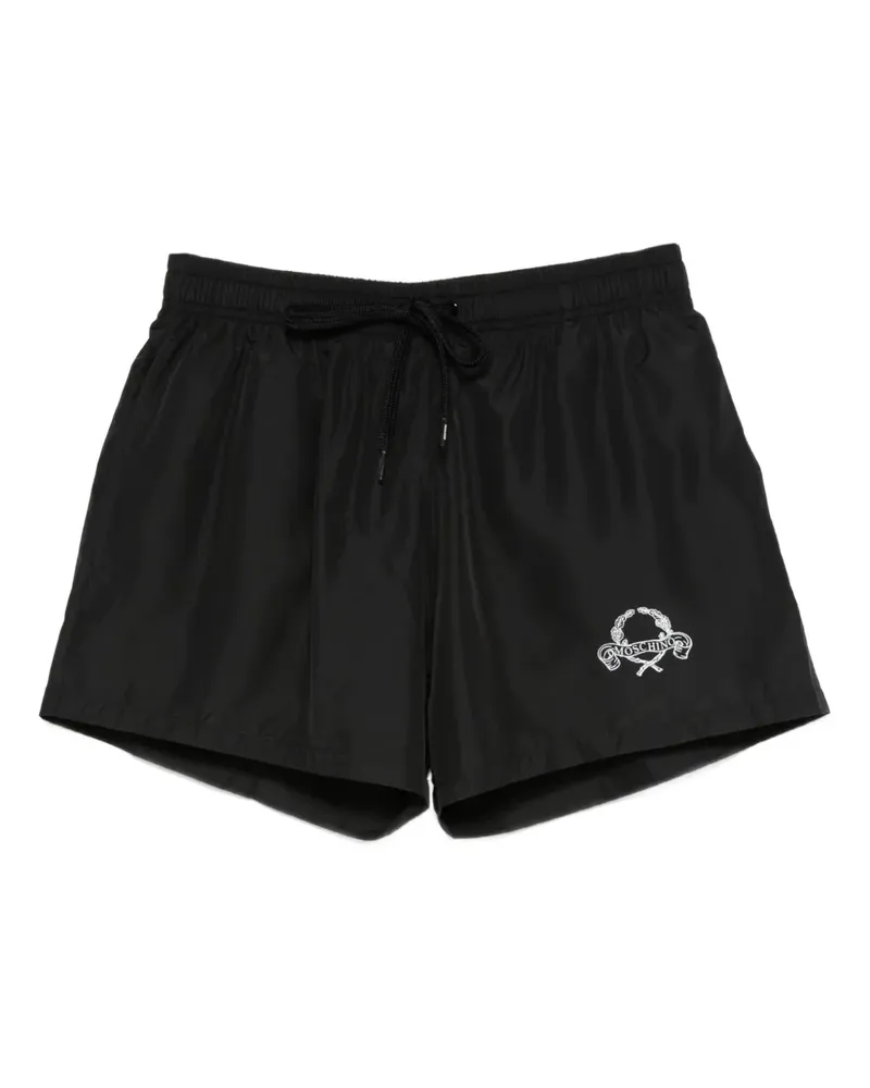 Moschino Badeshorts mit Kordelzug - Schwarz Schwarz