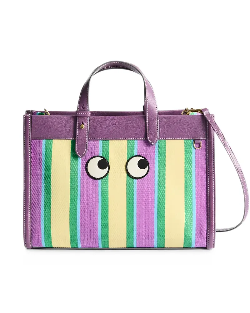 Anya Hindmarch Gestreifte E/W Tote Bag - Violett Violett