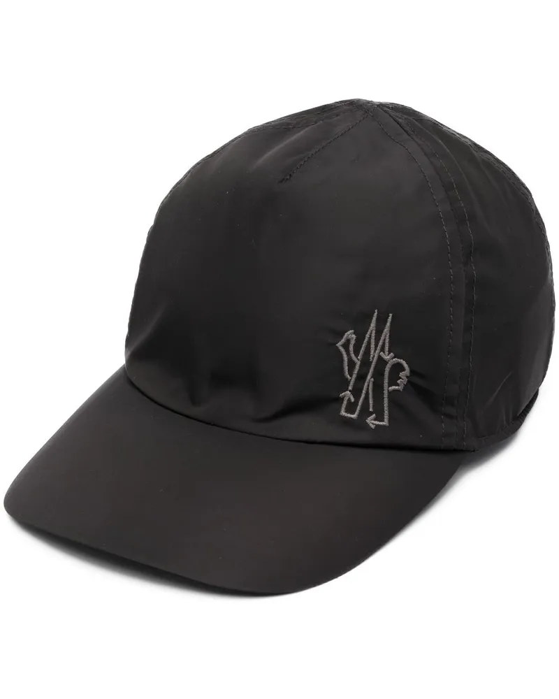 Moncler Baseballkappe mit Logo Schwarz