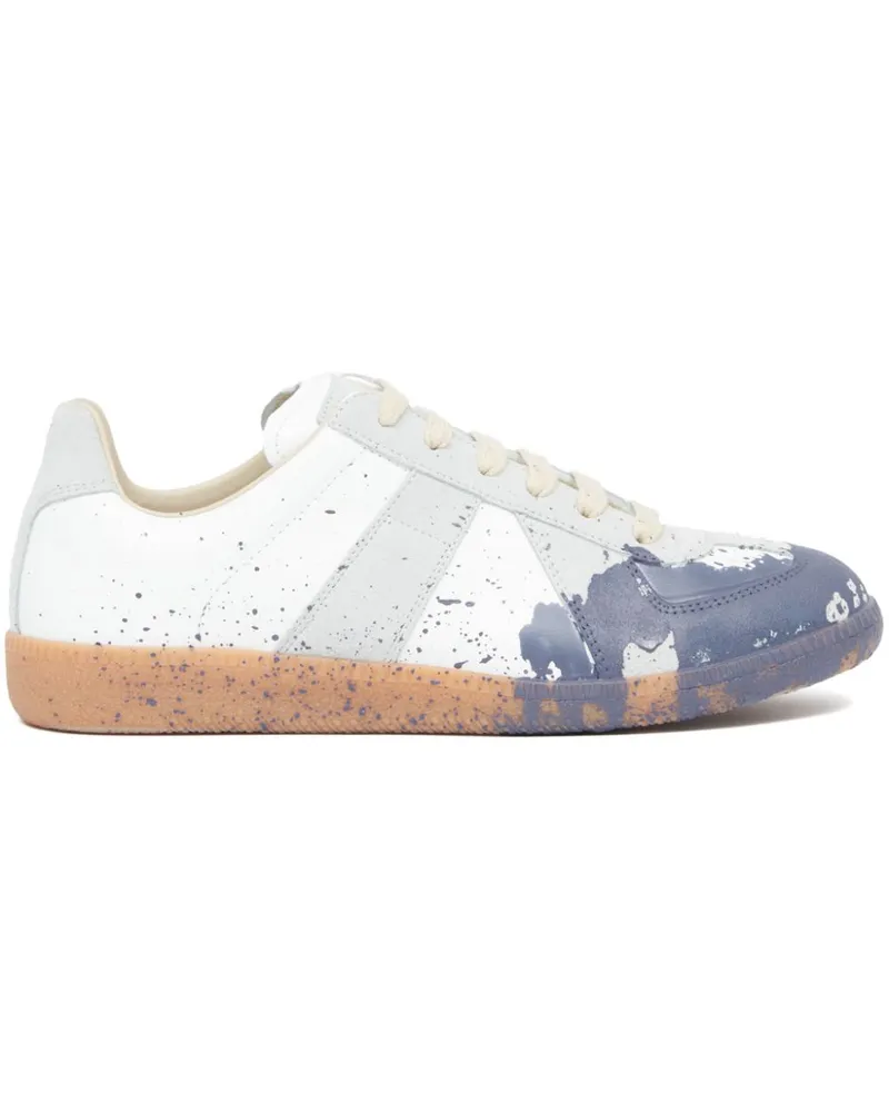 Maison Margiela Replica Paint Sneakers - Weiß Weiß