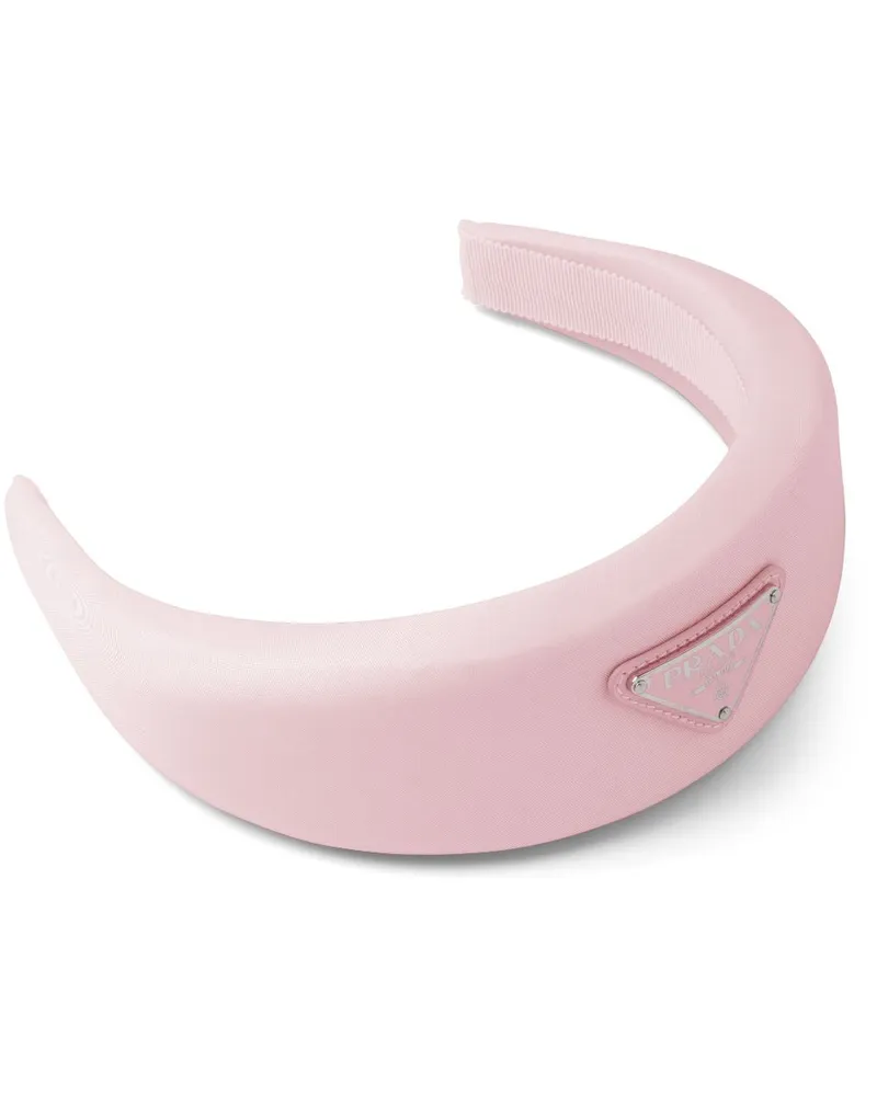 Prada Gepolsterter Haarreif aus Re-Nylon - Rosa Rosa