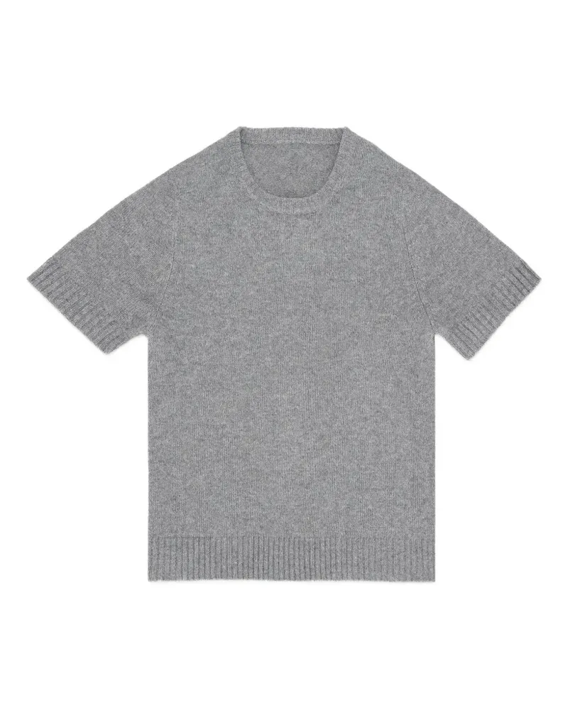 Fortela short sleeve cashmere jumper - Grau Grau