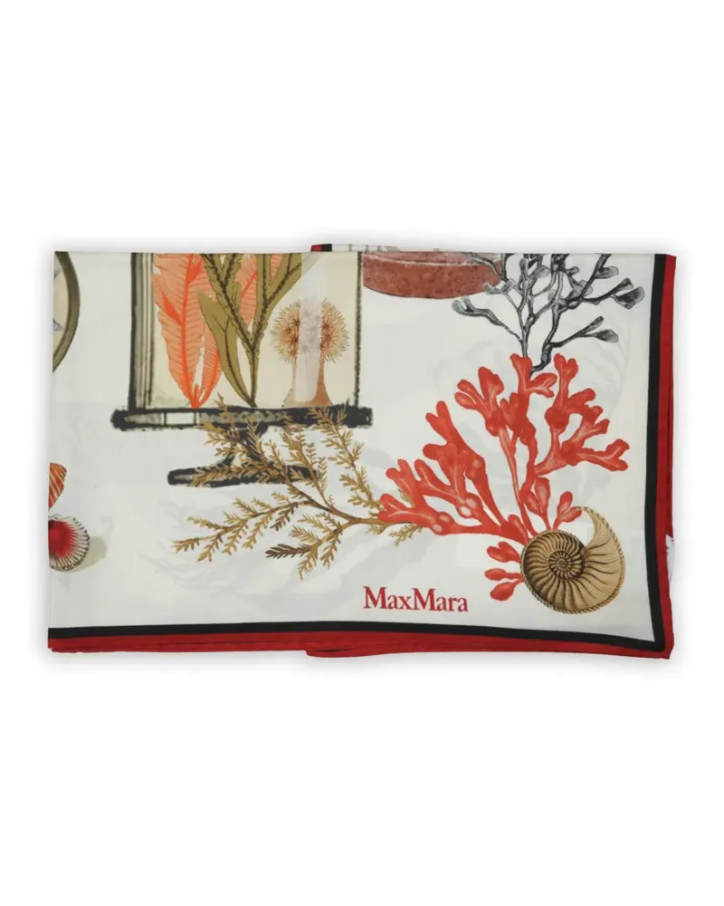 Max Mara printed silk scarf - Nude Nude