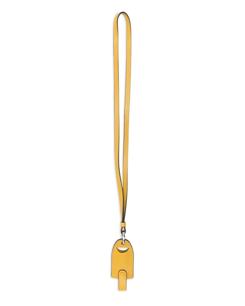 TOD'S Lippenstiftetui aus Leder - Gelb Gelb
