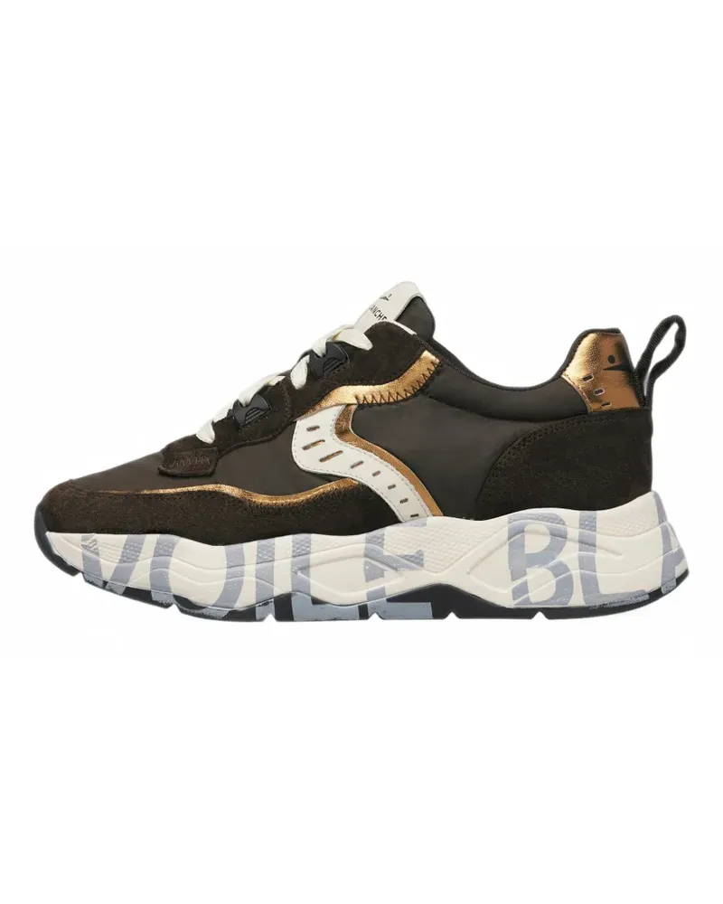 Voile Blanche Club105 Sneakers mit Einsätzen - Schwarz Schwarz