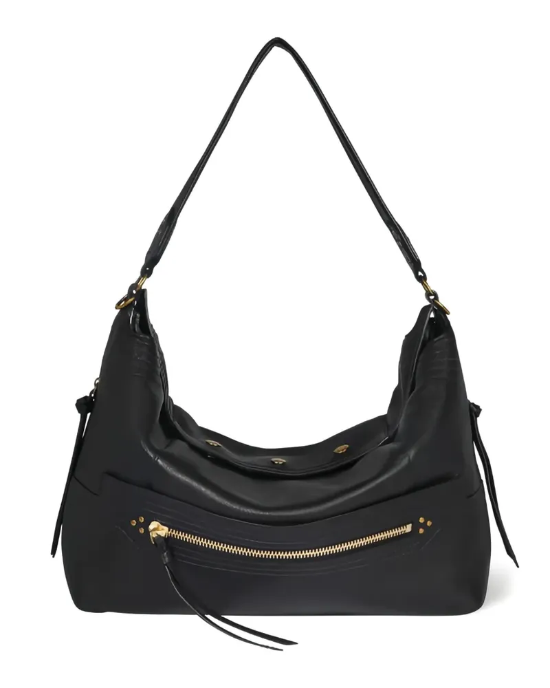 Jérôme Dreyfuss Große Lucky Schultertasche - Schwarz Schwarz