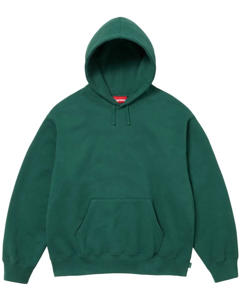 Supreme Being Green" Hoodie mit Satinapplikation - Grün Grün
