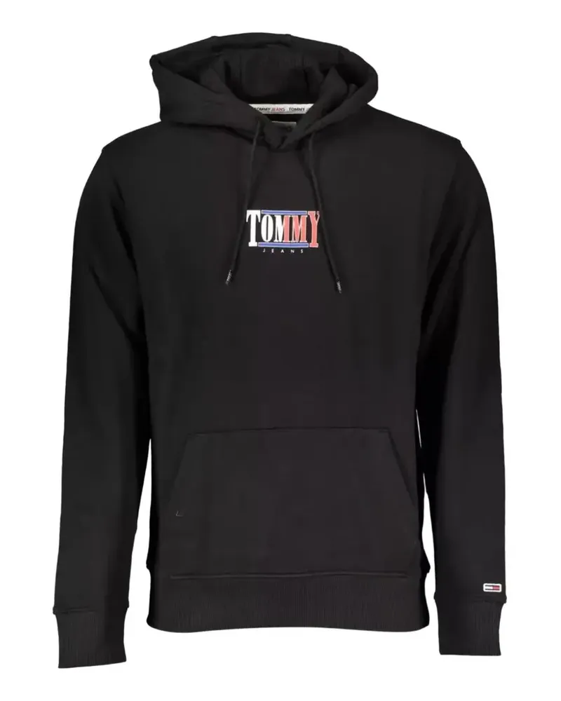 Tommy Hilfiger chest logo hoodie - Schwarz Schwarz