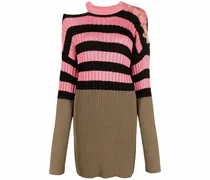 Kleid in Colour-Block-Optik - Rosa