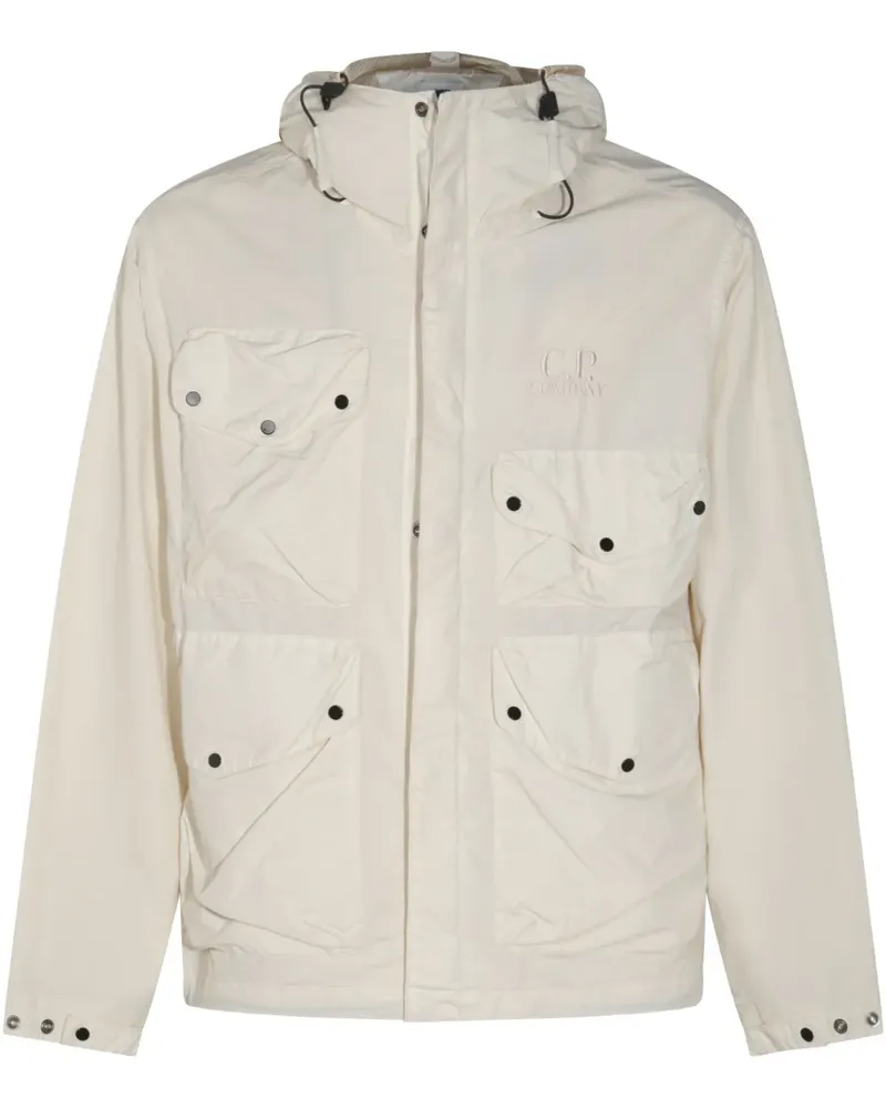 C.P. Company Jacke mit Klappentasche - Weiß Weiß