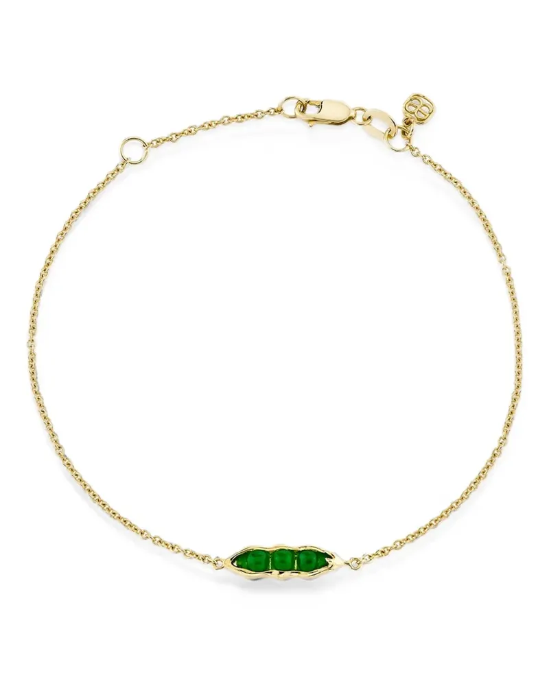 Sydney Evan Kettenarmband mit Erbsenkapsel - Gold Gold