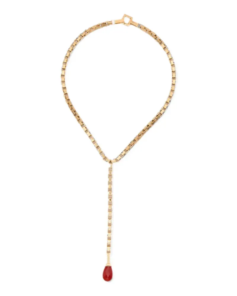 IVI Collection Signorey chain drop necklace - Gold Gold