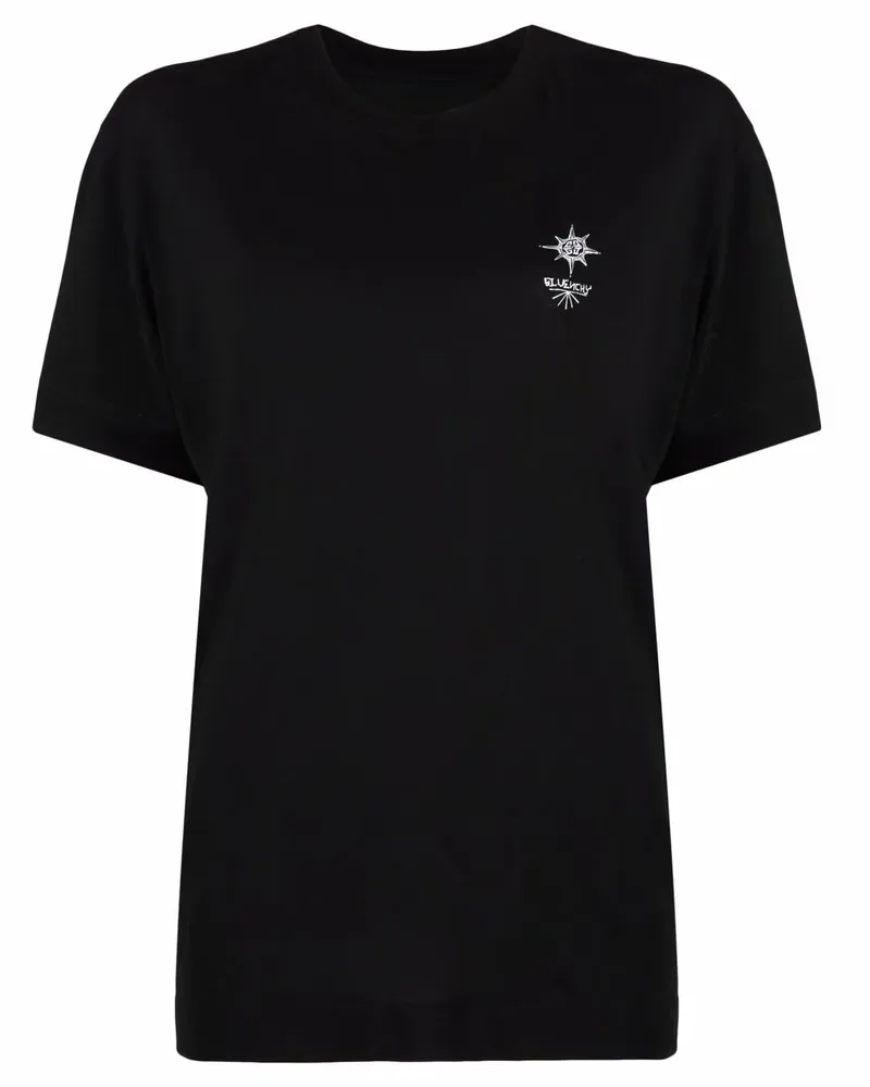 Givenchy T-Shirt mit grafischem Print - Schwarz Schwarz