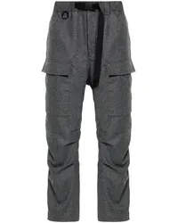 Y-3 Cargohose aus Flanell Grau