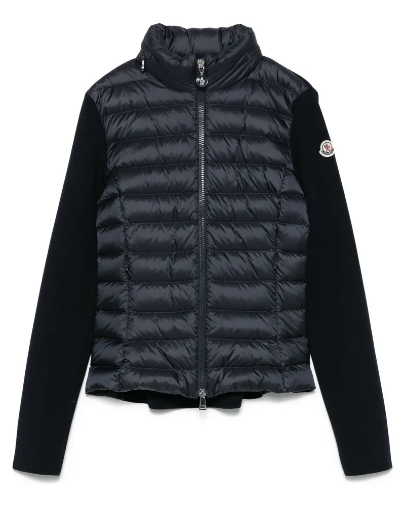 Moncler Gefütterter Cardigan mit Reißverschluss - Blau Blau