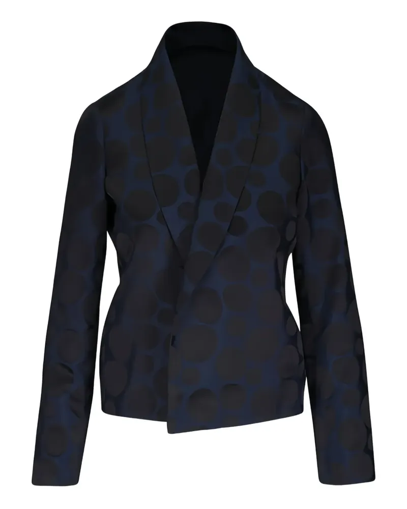 Peter Cohen Duquesa Jacquard-Jacke mit Polka Dots - Blau Blau