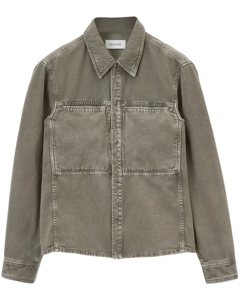 Christophe Lemaire Klassisches Jeanshemd - Grün Grün