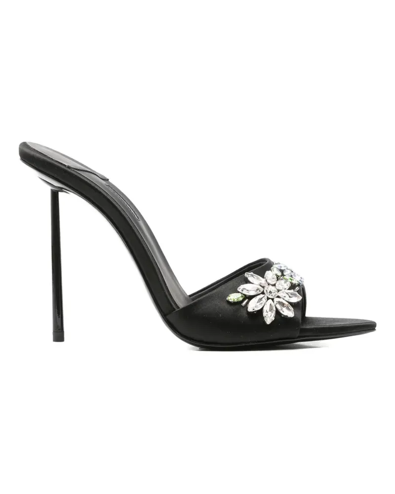 Le Silla crystal-embellished pointed-toe sandals - Schwarz Schwarz