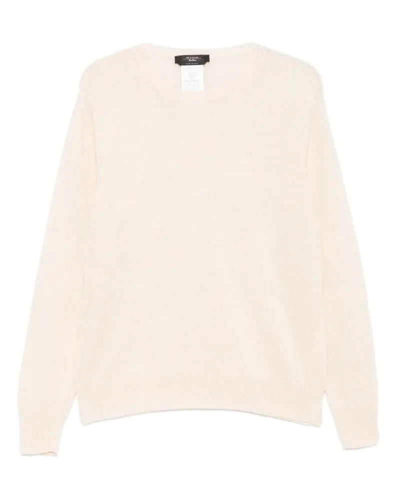 Max Mara Pullover mit rundem Ausschnitt - Nude Nude