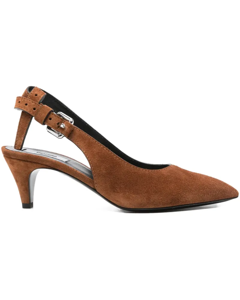 Moschino Slingback-Pumps 60mm - Braun Braun