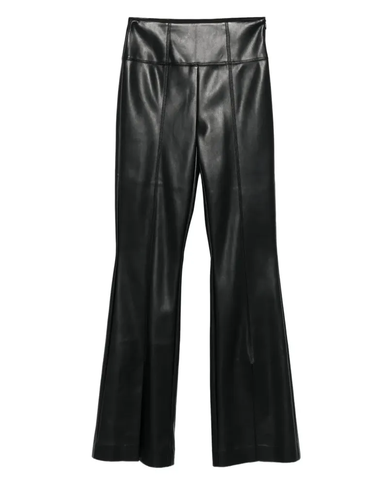 Twin-Set Ausgestellte Hose - Schwarz Schwarz