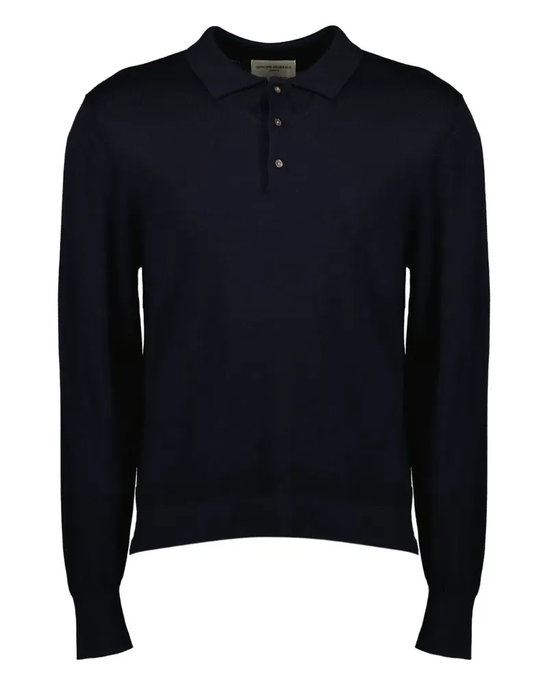 Officine Generale Brandon polo shirt - Blau Blau