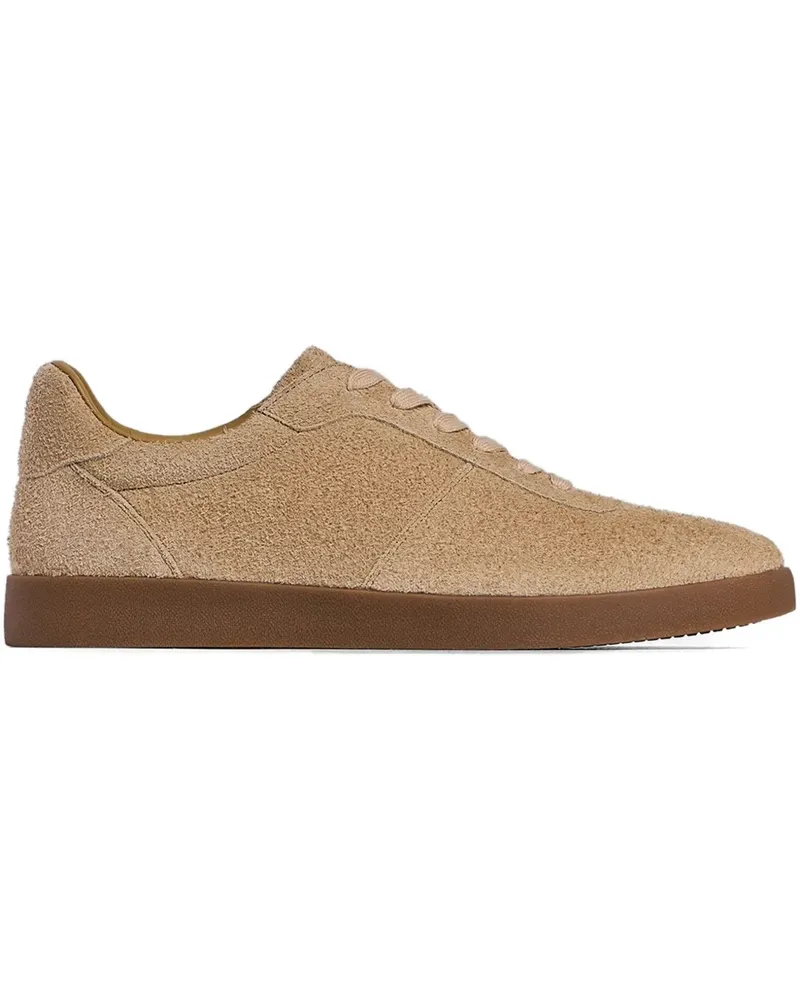 12 STOREEZ Sneakers aus Wildleder - Nude Nude