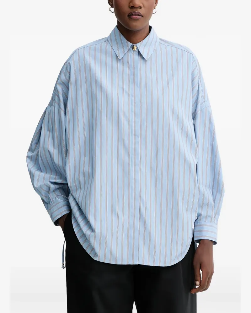 Sessùn Gestreiftes Hemd - Blau Blau