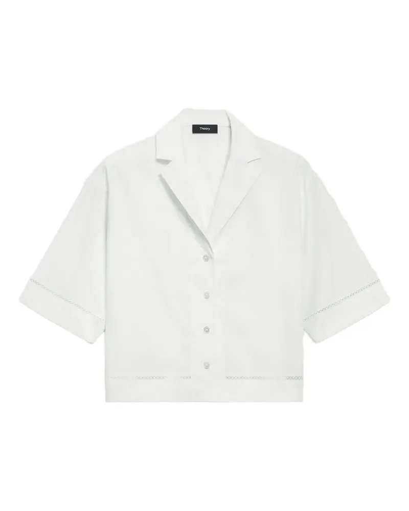 Theory poplin shirt - Weiß Weiß