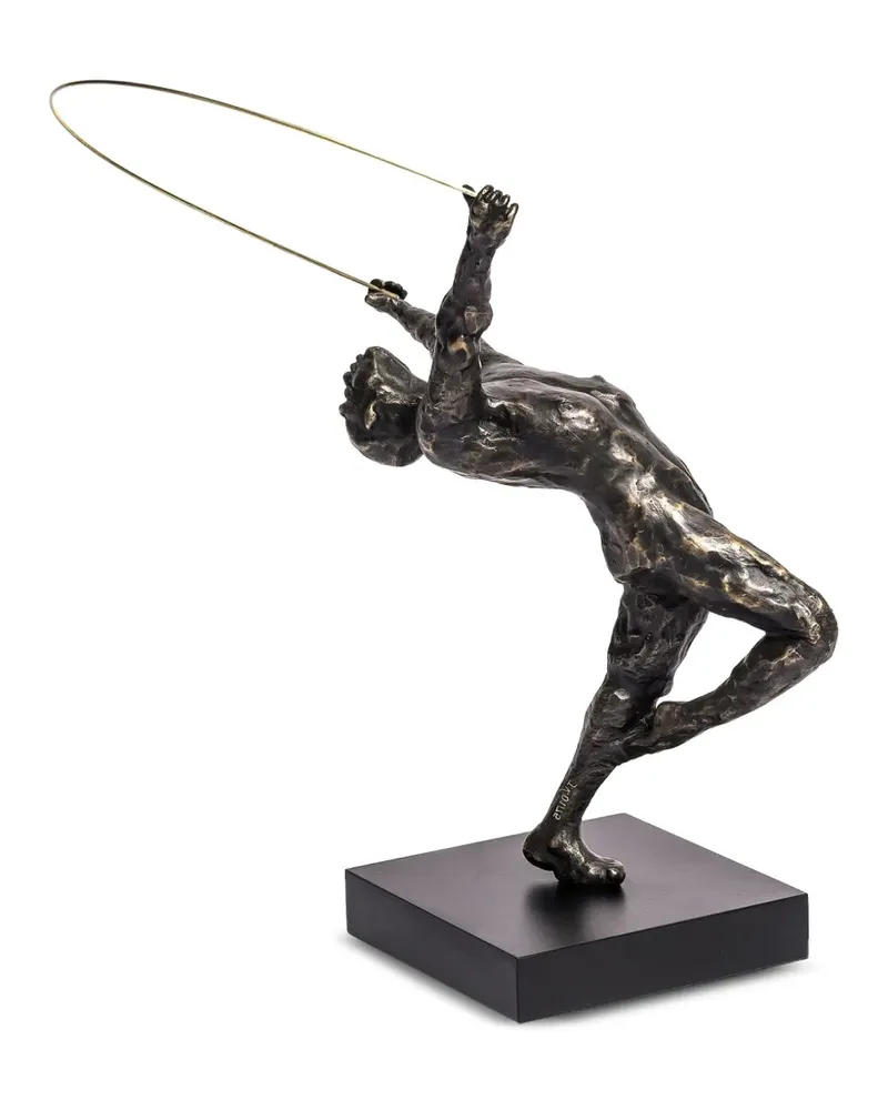 Gardeco Ribbon Dancer Skulptur - Braun Braun