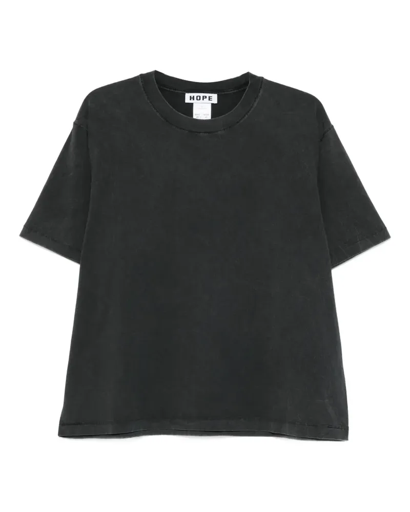 Hope T-Shirt mit Rundhalsausschnitt - Schwarz Schwarz