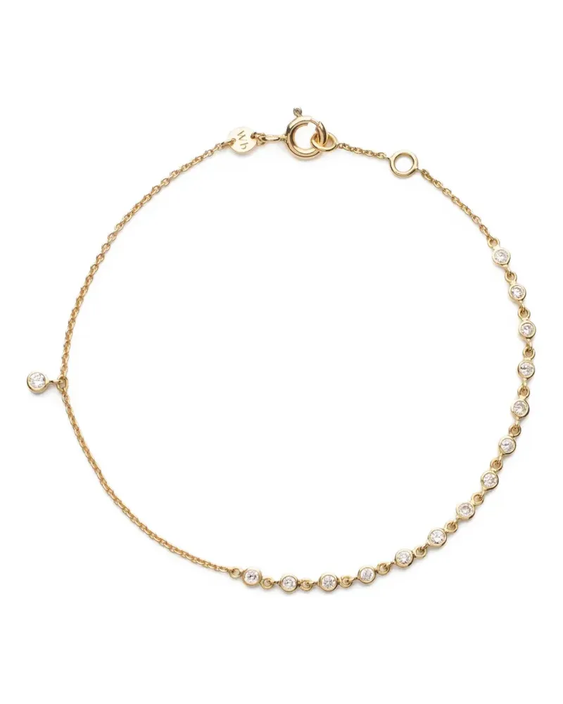 WHITE BIRD 18kt Clarisse Gelbgoldarmband mit Diamant Gold