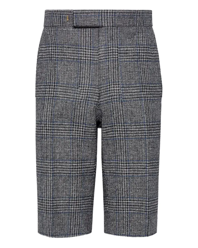 Thom Browne Shorts mit Prince of Wales-Karo - Grau Grau