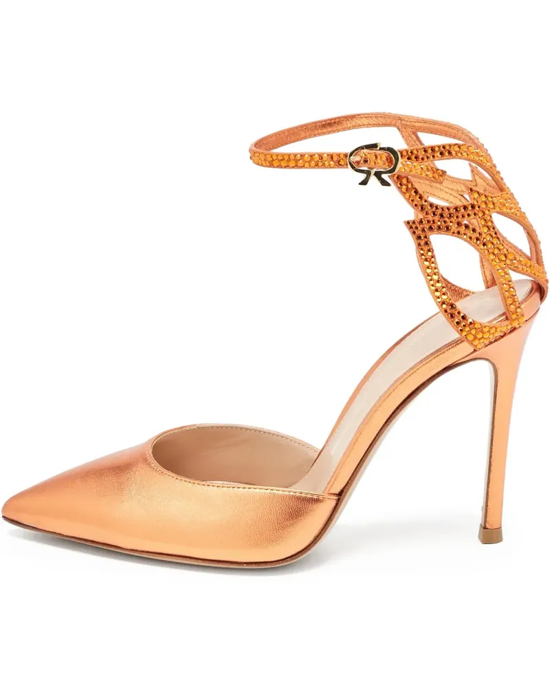 Gianvito Rossi Fleur Pumps 100mm - Orange Orange