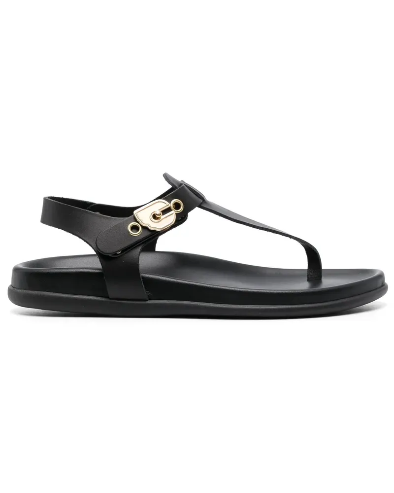 Ancient Greek Sandals Sandalen mit Schnalle - Schwarz Schwarz
