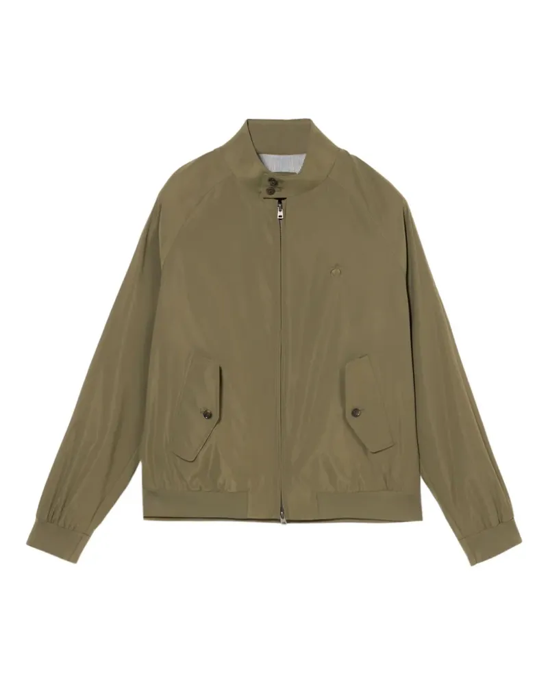 Brooks Brothers Jacke mit Logo-Stickerei - Grün Grün
